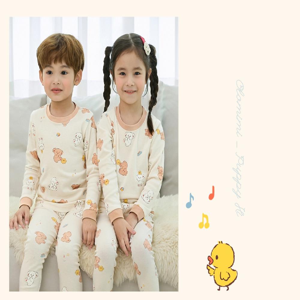 kids wear 30S 3/4 length modal <Puppy Hi>