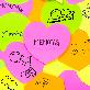 detail image1 [Shape Sticky Notes] Speech bubble, Hexagon, Heart,Circle shaped Sticky Notes