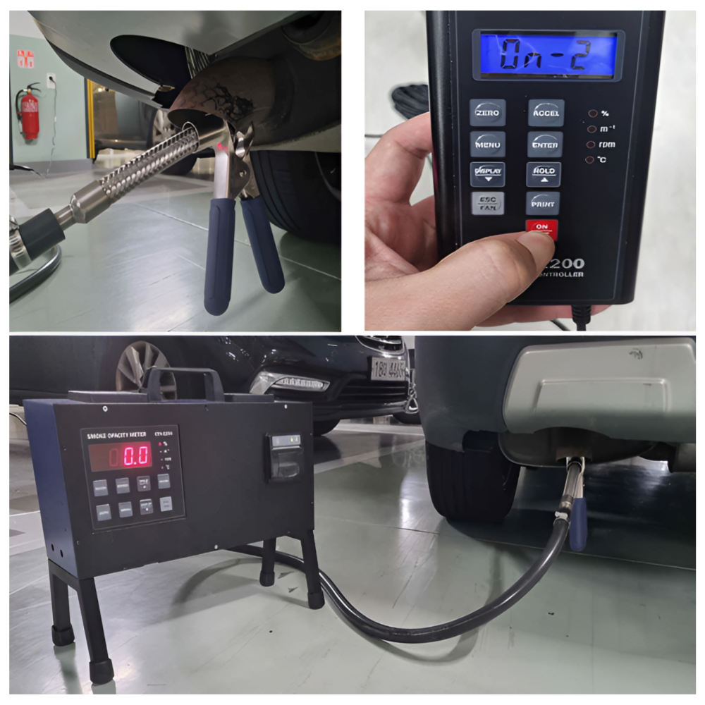 Gasoline CO₂ Inspection Device Vehicle Motorcycle Emissions Analyzer
