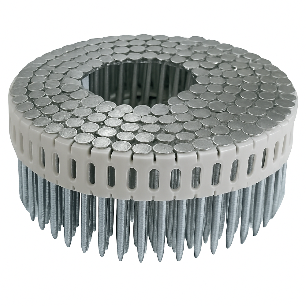 PLASTIC SHEET DUO-FAST COIL NAILS